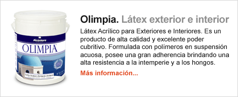 Olimpia Látex exterior e interior